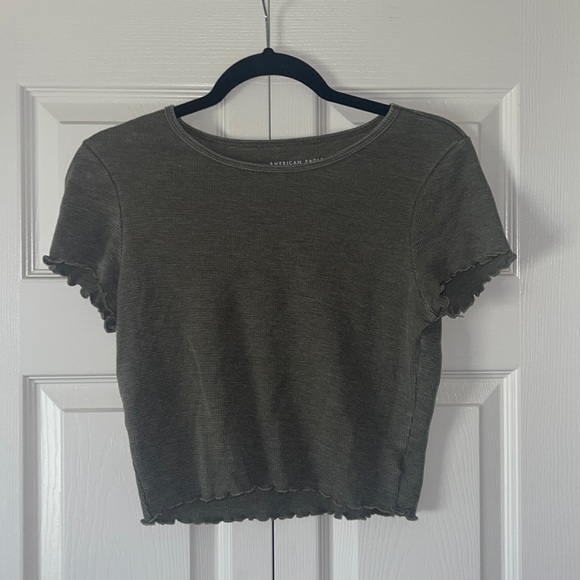 Cropped ruffle t shirt - Picture 1 of 1